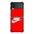 NIKE LOGO IN RED Samsung Galaxy Z FLip 3 5G Case Cover