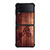 ATLANTA BRAVES LOGO WOOD INITIAL Samsung Galaxy Z FLip4 5G Case Cover