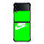 NIKE LOGO IN GREEN Samsung Galaxy Z FLip4 5G Case Cover