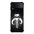 STAR WARS MANDALORIAN LOGO CARBON Samsung Galaxy Z FLip4 5G Case Cover
