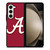 ALABAMA CRIMSON TIDE INITIAL Samsung Galaxy Z Fold 5 Case Cover