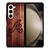 ATLANTA BRAVES LOGO WOOD INITIAL Samsung Galaxy Z Fold 5 Case Cover