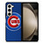 CHICAGO CUBS EMBROIDERED LOGO Samsung Galaxy Z Fold 5 Case Cover