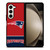 NEW ENGLAND PATRIOTS STRIPS FOOTBALL LOGO Samsung Galaxy Z Fold 5 Case Cover