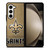 NEW ORLEANS SAINTS LOGO AND BACKGROUND Samsung Galaxy Z Fold 5 Case Cover