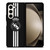 REAL MADRID FC LOGO BLACK WHITE Samsung Galaxy Z Fold 5 Case Cover