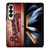 ATLANTA BRAVES BASEBALL WOOD Samsung Galaxy Z Fold 4 Case Cover
