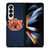 AUBURN TIGERS FOOTBALL CARBON BLUE LOGO Samsung Galaxy Z Fold 4 Case Cover