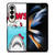 JAWS SHARK HELLO KITTY Samsung Galaxy Z Fold 4 Case Cover