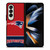 NEW ENGLAND PATRIOTS STRIPS FOOTBALL LOGO Samsung Galaxy Z Fold 4 Case Cover
