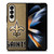 NEW ORLEANS SAINTS LOGO AND BACKGROUND Samsung Galaxy Z Fold 4 Case Cover