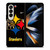 PITTSBURGH STEELERS BLACK AND GO NATION Samsung Galaxy Z Fold 4 Case Cover