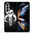 STAR WARS MANDALORIAN LOGO CARBON Samsung Galaxy Z Fold 4 Case Cover
