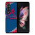 ATLANTA BRAVES ICON BALL BASEBALL Samsung Galaxy Z Fold 3 Case Cover
