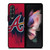 ATLANTA BRAVES MLB LOGO INITIAL Samsung Galaxy Z Fold 3 Case Cover