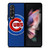 CHICAGO CUBS EMBROIDERED LOGO Samsung Galaxy Z Fold 3 Case Cover