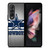 DALLAS COWBOYS NFL LOGO SILVER CARBON Samsung Galaxy Z Fold 3 Case Cover