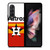 HOUSTON ASTROS MLB ICON Samsung Galaxy Z Fold 3 Case Cover