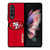 SAN FRANCISCO 49ERS SF FOOTBALL LOGO Samsung Galaxy Z Fold 3 Case Cover SAN FRANCISCO 49ERS SF FOOTBALL LOGO Samsung Galaxy Z Fold 3 Case Cover