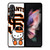 SAN FRANCISCO GIANTS MLB HELLO KITTY Samsung Galaxy Z Fold 3 Case Cover