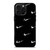 BLACK NIKE LOGO PATTERN iPhone 16 Pro Max Case
