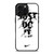 NIKE LOGO JUST DO IT GLITCH BLACK iPhone 16 Pro Max Case