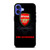 ARSENAL FC THE GUNNERS LOGO iPhone 16 Case