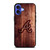 ATLANTA BRAVES LOGO WOOD INITIAL iPhone 16 Case