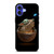 BABY YODA BUTTERFLY STAR WARS iPhone 16 Case