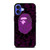 BAPE LOGO VIOLET iPhone 16 Case BAPE LOGO VIOLET iPhone 16 Case