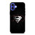 BATMAN VS SUPERMAN SYMBOL iPhone 16 Case