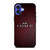 COACH NEW YORK LOGO LEATHER iPhone 16 Case