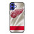 DETROIT RED WINGS HOCKEY TEAM JERSEY LOGO iPhone 16 Case