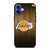 LA LAKERS BASKETBALL WOODEN iPhone 16 Case