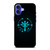 LEGEND OF ZELDA SHEIKAH SLATE EYE LOGO BLUE iPhone 16 Case