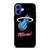 MIAMI HEAT ARTWORK iPhone 16 Case