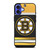 NHL BOSTON BRUINS LOGO iPhone 16 Case