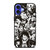 ONE PIECE CHARACTER BLACK WHITE iPhone 16 Case