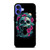 SKULL ROSE VIOLET ARTWORK iPhone 16 Case