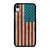 AMERICAN FLAG USA WOOD 2 iPhone XR Case
