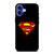 SUPERMAN CLASSIC LOGO iPhone 16 Case