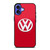VW VOLKSWAGEN LOGO RED iPhone 16 Case