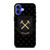 WEST HAM UNITED BLACK LOGO iPhone 16 Case