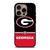 GEORGIA BULDOGS STRIPS iPhone 16 Pro Case