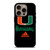 MIAMI HURRICANES ADIDAS iPhone 16 Pro Case