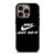 NIKE JUST DO IT BLACK iPhone 16 Pro Case