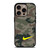 NIKE LOGO CAMO ARMY iPhone 16 Pro Case