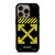 OFF WHITE LOGO YELLOW STRIPE iPhone 16 Pro Case