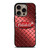 PETERBILT LOGO RED METAL iPhone 16 Pro Case
