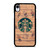 COFFEESHOP STARBUCK WOODEN LOGO iPhone XR Case